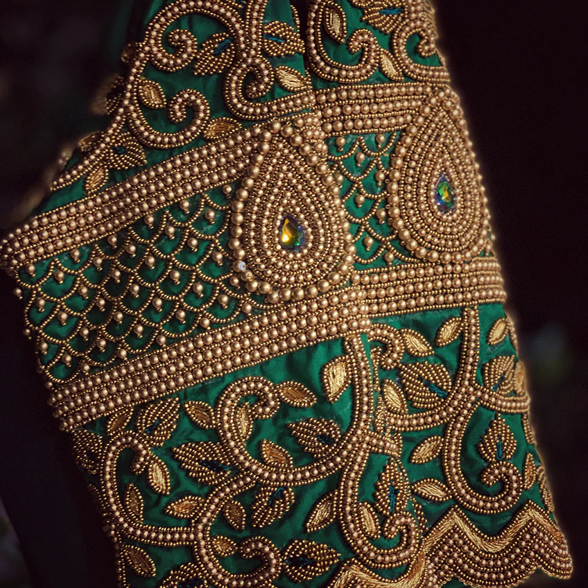 Thread Embroidery Aari Blouse